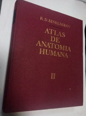 ATLAS DE ANATOMIE UMANA - SINELNIKOV - volumul 2 ( in limba spaniola ) foto