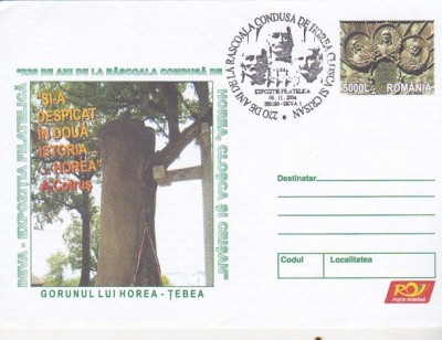 bnk fil Intreg postal stampila ocazionala Deva 2004 Rascoala Horea Closca Crisan foto