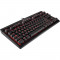 Tastatura gaming mecanica Corsair K63 Red LED Cherry MX Red Layout EU Black