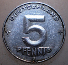 2.391 GERMANIA RDG DDR 5 PFENNIG 1952 E MULDENHUTTEN foto