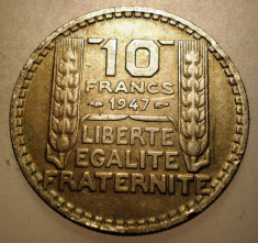 2.446 FRANTA 10 FRANCS FRANCI 1947 foto