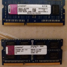 3 Gb DDR3 Kingston Laptop. foto
