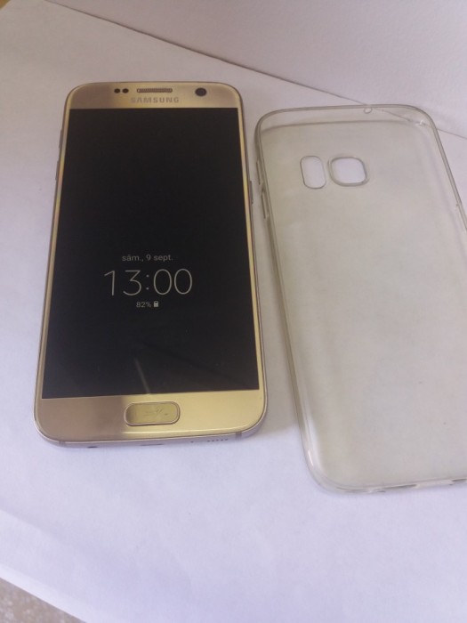 Samsung GALAXY S7, 32GB, 4G, Gold, neverlock, bonus husa spate foto mare Samsung GALAXY S7, 32GB, 4G, Gold, neverlock, bonus husa spate foto mare