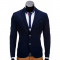 Sacou pentru barbati, bleumarin, casual, slim fit, elegant - m57