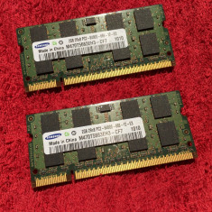 Kit Memorie RAM laptop Samsung 4GB DDR2 ( 2 x 2GB ) Dual Channel PC2 6400 foto