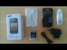 Samsung Galaxy Y duos S6102 dual sim negru produs nou original