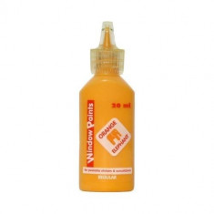 Vopsea pentru vitralii Orange Elephant, dark yelow, 20ml foto