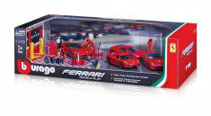 FERRARI 1:43 SET 4 MASINI+ACCESORII - BBURAGO foto