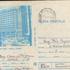 Romania - Intreg postal CP circulat,1982 - Baile Felix - Hotel "Termal"