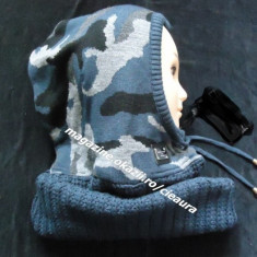 CAPISON 2 in1 BARBATI CACIULA GULER TRICOT CAMUFLAJ COMANDO GRI PETROL DENIM BBC