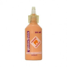 Vopsea pentru vitralii metalizata Orange Elephant, orange, 20ml foto