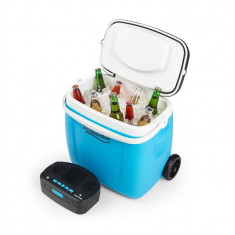 AUNA PICKNICKER TROLLEY MUSIC COOLER, cutie de racire, 36 L, difuzor BT, culoare albastra foto