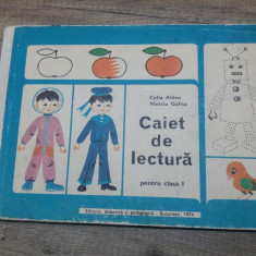 Caiet de lectura pentru clasa I - Cella Aldea, Viniciu Gafita