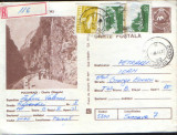 Romania - Intreg postal CP circulat 1981- Polovragi - Cheile Oltetului, Dupa 1950