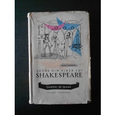 MIHNEA GHEORGHIU - SCENE DIN VIATA LUI SHAKESPEARE {1958, editie cartonata}