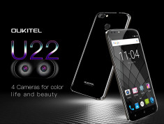 Oukitel U22 NOU, 3G,5.5inci HD,Quad-core,2gb,16gb, 4 Camere 13mpx+8mpx,Android 7 foto