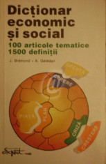 Dictionar economic si social foto