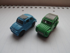 K125 Kinder vehicule - set 2 masinute Fiat 500, Citroen 2CV K95 N112 N113 foto