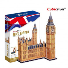 Big Ben si Palatul Parlamentului Anglia - Puzzle 3D - 117 piese foto