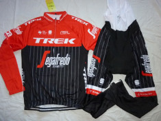 Echipament ciclism complet iarna toamna Trek Segafredo set NOU bluza pantaloni foto