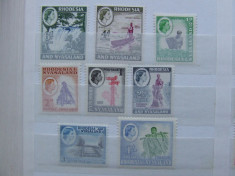 RHODESIA SI NYASALAND,COLONII BRITANICE,ELISABETA II,NESTAMPILATE foto