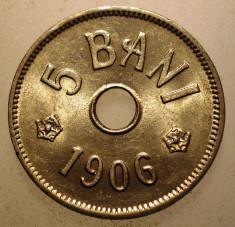 2.723 ROMANIA 5 BANI 1906 J XF foto