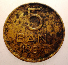2.637 ROMANIA RPR 5 BANI 1957 foto
