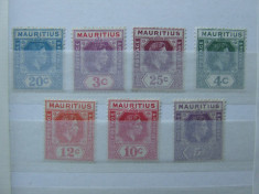 MAURITIUS,COLONII BRITANICE,NESTAMPILATE foto