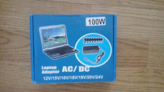 Incarcator laptop universal 100W nou foto