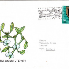 ELVETIA 1974, FDC, Flora - Pro Juventute