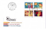 ELVETIA 2000, FDC, Arta, Pictura copii, Europa