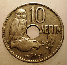 2.586 GRECIA 10 LEPTA 1912 foto