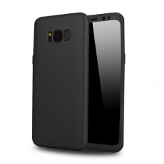 Husa de protectie 360 slim, Mad, pentru Samsung Galaxy S8, Negru foto