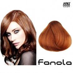 Vopsea de par blond aramiu natural deschis 8.04 Fanola foto