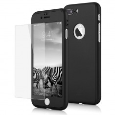 Husa de protectie 360 slim, Mad, pentru Apple iPhone 7Plus, Negru foto