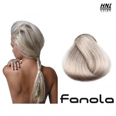 Vopsea de par blond foarte platinat cenusiu extra 12.1 Fanola foto