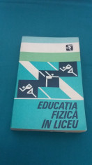 EDUCA?IA FIZICA IN LICEU/ CONSTANTIN ALBU/1981 foto