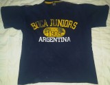 Tricou vintage SH Boca Juniors Argentina, bumbac, marimea S, bleumarin, Maneca scurta