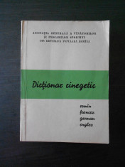 A. M. COMSIA, VASILE COTTA - DICTIONAR CINEGETIC ROMAN, FRANCEZ, GERMAN, ENGLEZ foto