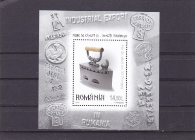 FIER DE CALCAT,BLOC,2012, MNH,ROMANIA. foto