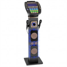 Auna KARABIG KARAOKE Bluetooth LED, 7&amp;#039;&amp;#039; TFT CD USB, difuzor incorporat foto