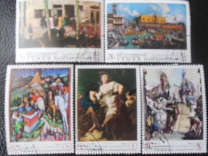 YEMEN KINGDOM-PICTURI MUZEE VENETIA-STAMPILATE YEMEN KINGDOM-PICTURI MUZEE VENETIA-STAMPILATE
