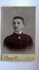 Fotografie veche, portret barbat, Brenner Testverek, Szegeden, anii 1906
