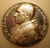 5.611 ITALIA VATICAN MEDALIE PAPA PIUS XII 1941 AN III ARGINT 37,3g MISTRUZZI, Europa