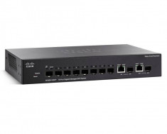 Switch Cisco SG300-10 cu management foto