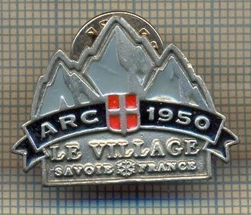 ZET 1220 INSIGNA SPORTURI DE IARNA - ARC 1950-LE VILLAGE SAVOIE-FRANCE-FRANTA foto