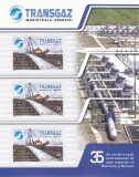 TRANSGAZ - MAGISTRALA ENERGIEI BLOC,2009, MNH,ROMANIA.