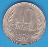 (M1691) MONEDA BULGARIA - 10 STOTINKI 1962 - STARE AUNC, Europa