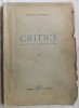 STEFAN POPESCU - CRITICE: REALITATI SI EXIGENTE LITERARE (EDITURA CADRAN, 1947)