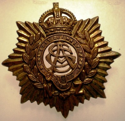 I.705 NEW ZEALAND NOUA ZEELANDA INSIGNA MILITARA ARMY SERVICE CORPS h43mm foto